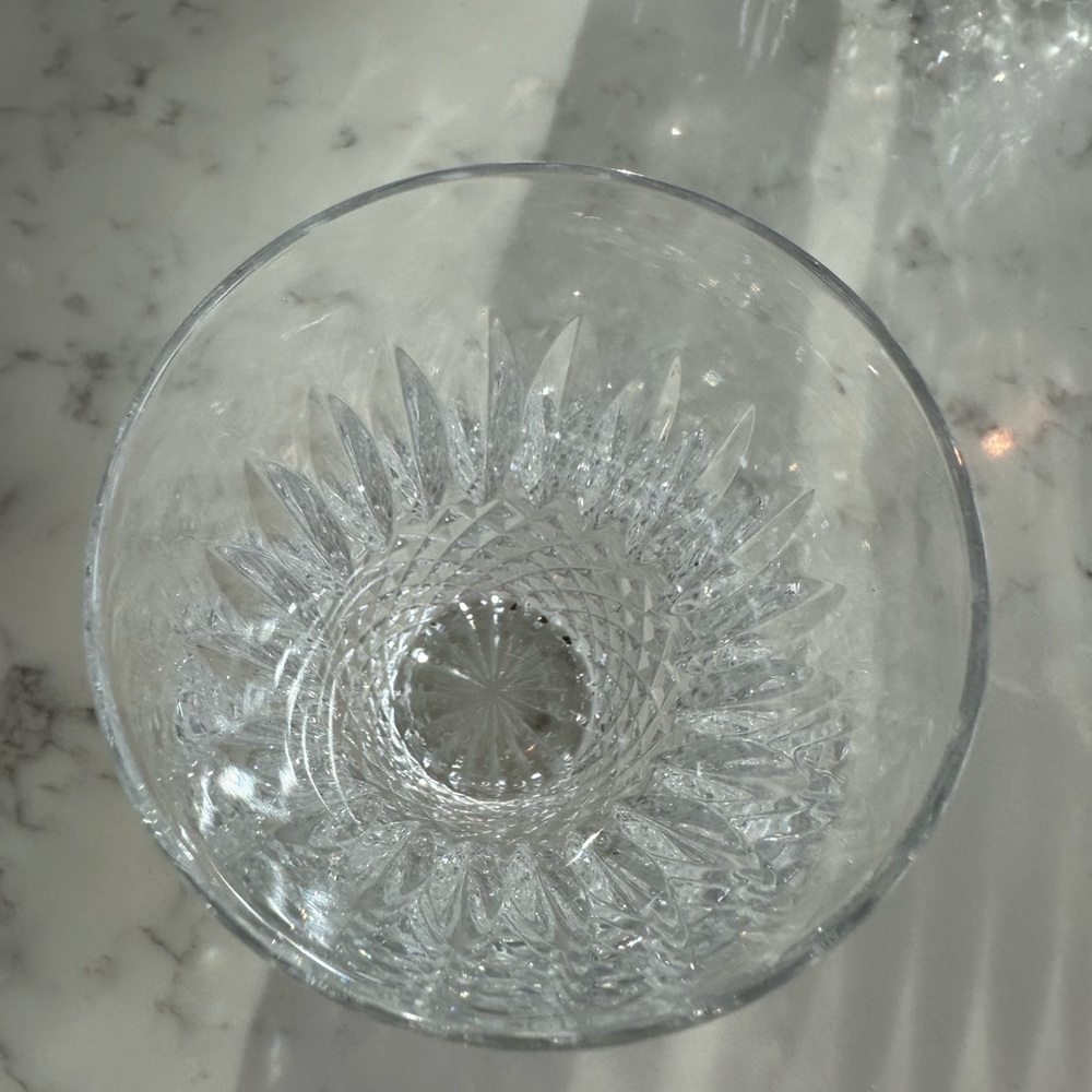 Three IRISH CRYSTAL WATER GLASSES - Picture 4 of 4